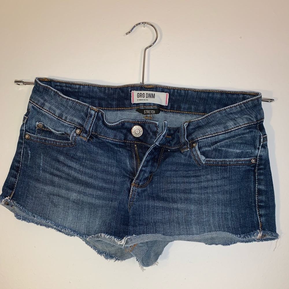 Junior denim shorts